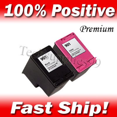 2Black Color HP 901 Ink Cartridge for Officejet J4500