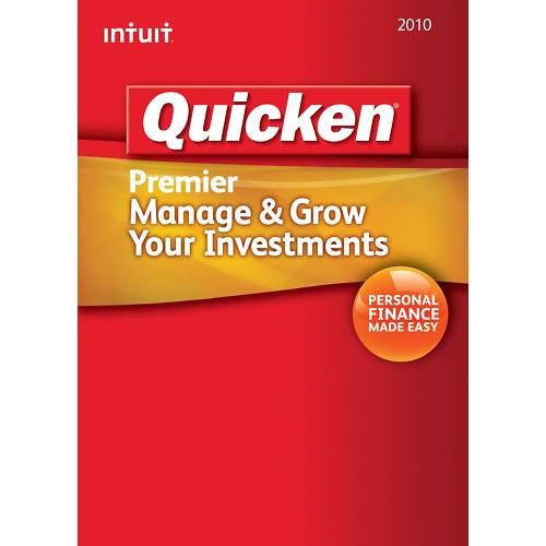 Intuit Quicken Premier 2010 Brand New No Box