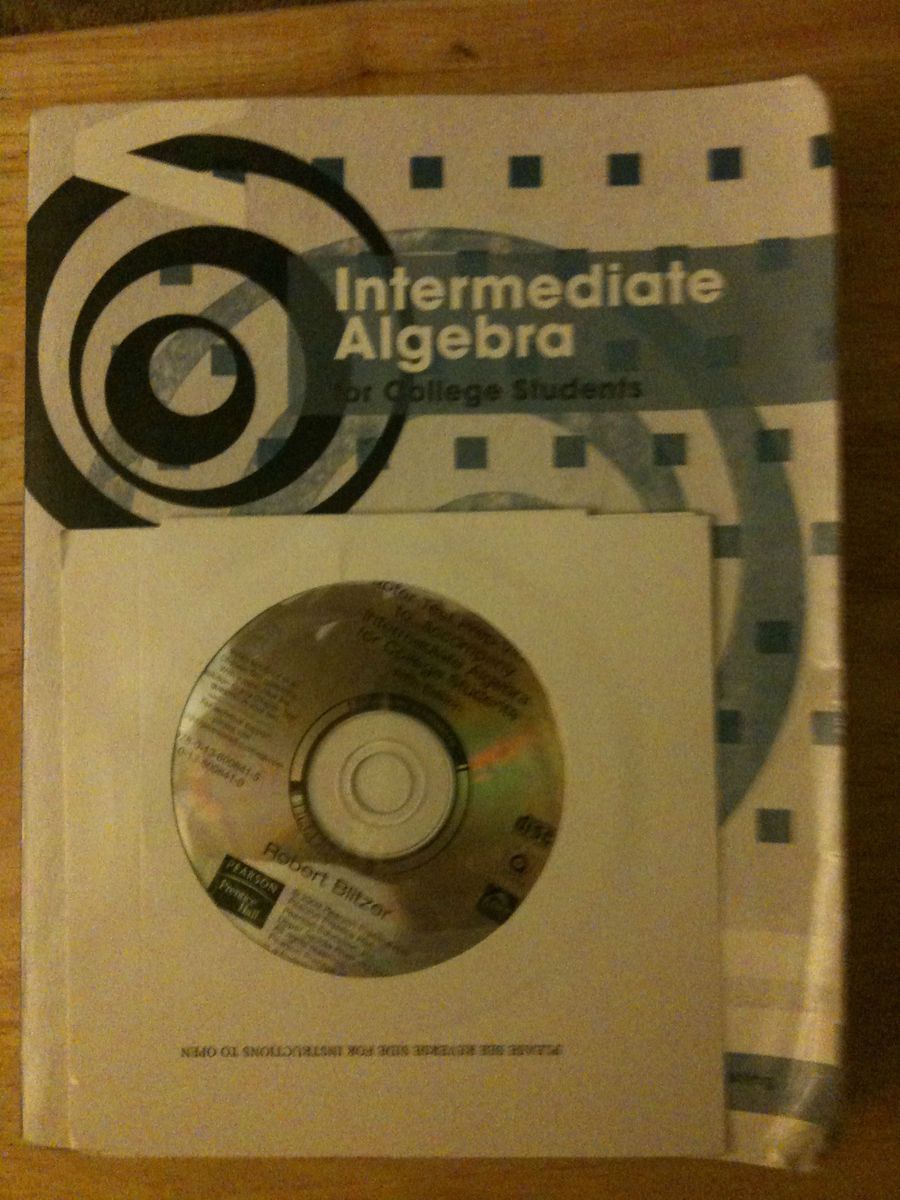 Intermediate Algebra for College Students Custom Edition paperback by