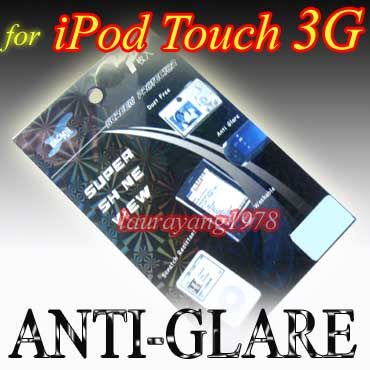 Anti Glare Screen Protector F iPod Touch 3G 3rd Gen 8GB