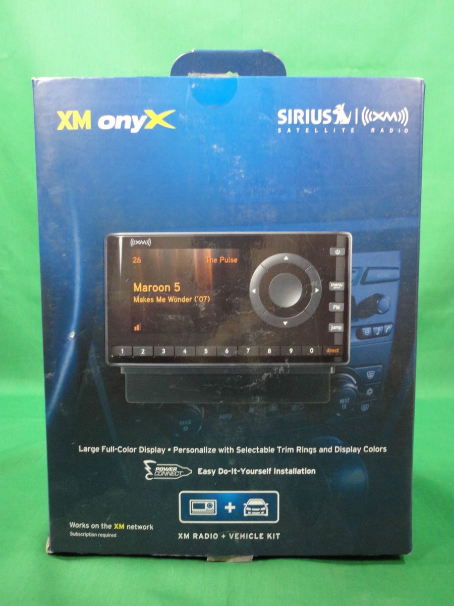 Sirius Satellite Radio XM Onyx Model XDNX1V1B Vehicle Motorcycle Radio