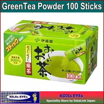 Japanese Green Tea Powder Stick Type Ito En Brand Cha 100 Product of