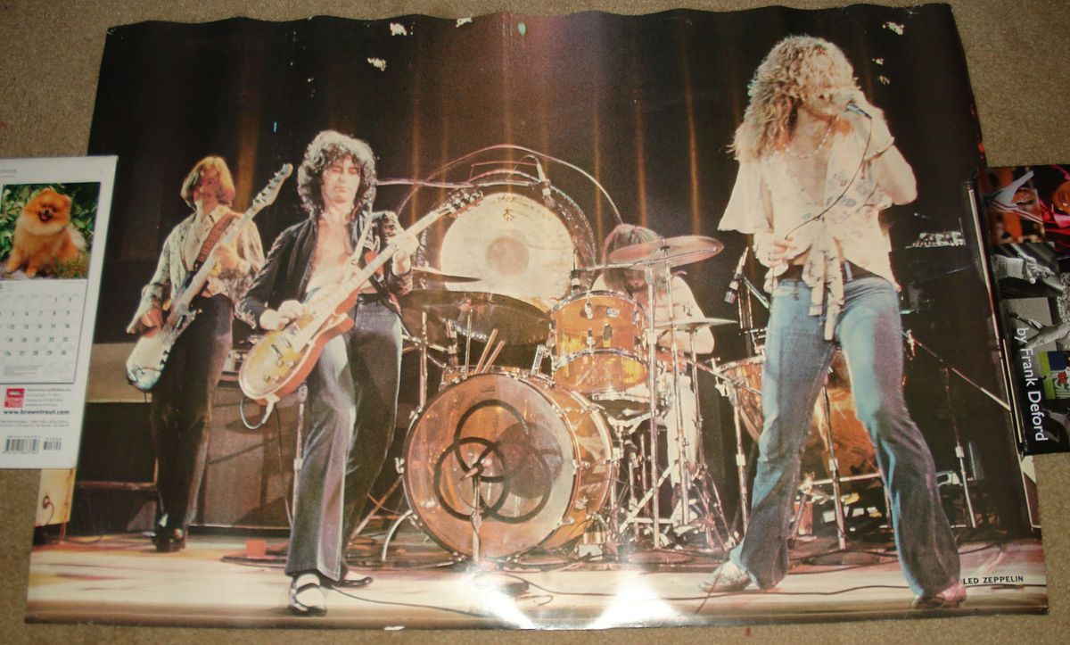  Led Zeppelin Poster 2 Jimmy Page Robert Plant John Bonham J Paul Jones