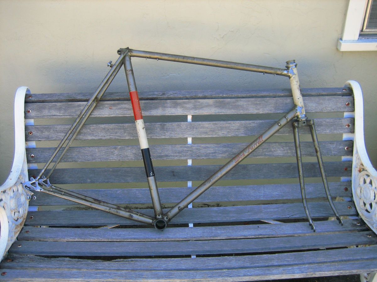 1950s 1960s Don Farrell 25 Frame Nervex Lugs Reynolds 531 Gran Sport