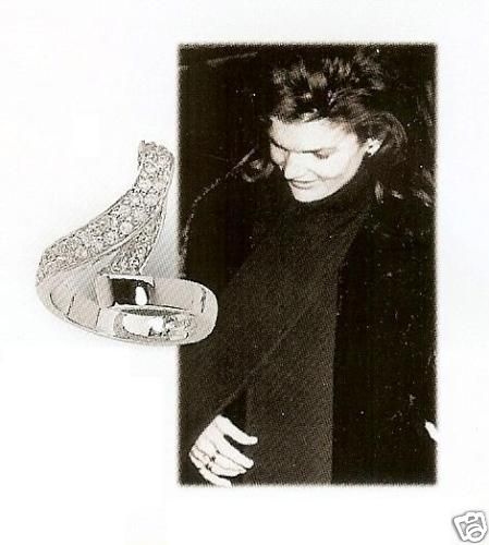 Jacqueline Kennedy Collection Crystal Loop Ring