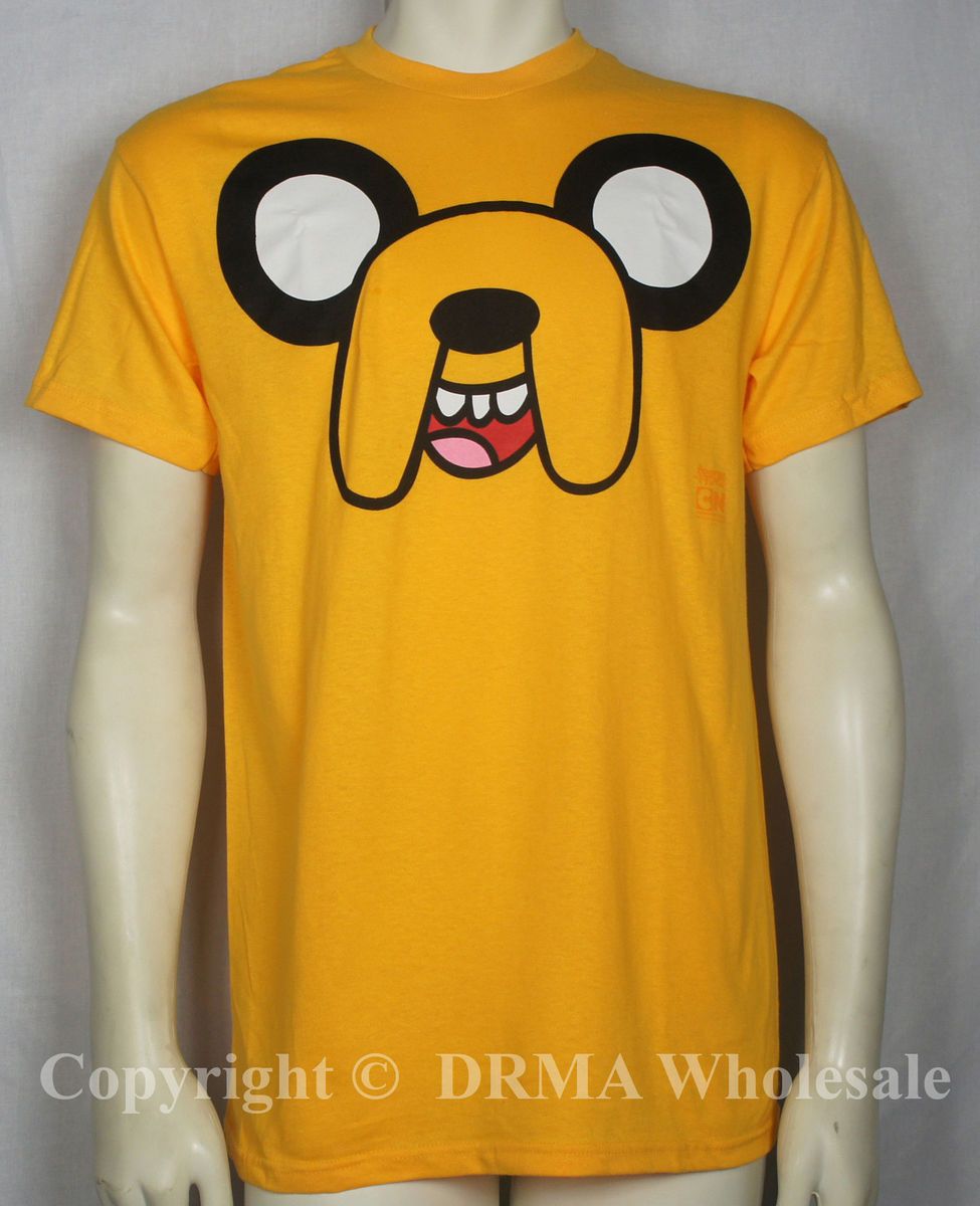 Authentic Adventure Time Jake Face T Shirt s M L XL Official New