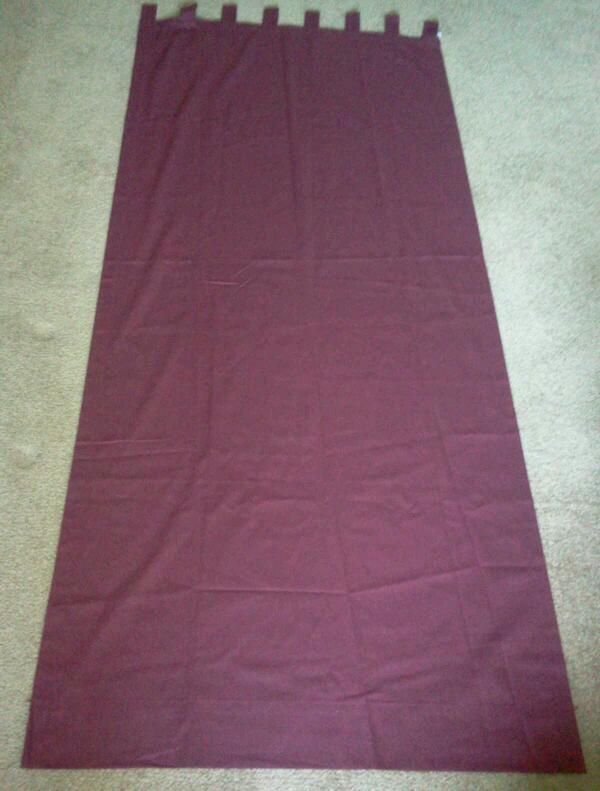 PENNEY HOME COLLECTION TAB TOP DRAPES 40 X 96 (2 PANELS) GREAT