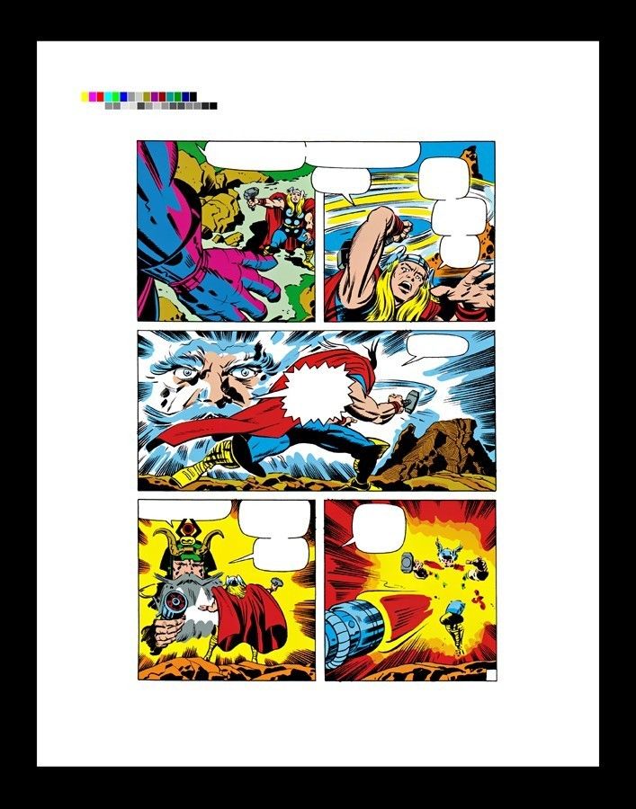 Jack Kirby The Mighty Thor 164 RARE Production Art PG 18