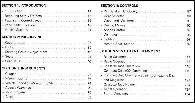 1991 1992 Jaguar XJ6 Owners Handbook New XJ 6 4 0 Sovereign Owner