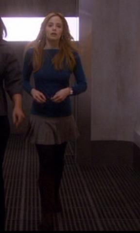 EUREKA TESS FONTANA JAIME RAY NEWMAN WORN TOP SKIRT JEWELRY & BOOTS EP