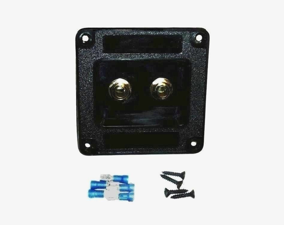 Guitar Cab Input Jack Plate Marshall Mesa Ampeg w Mounting Hardware