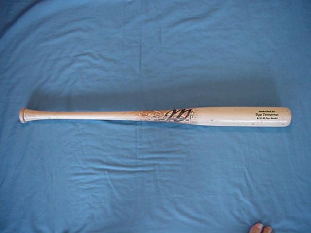 Ryan Zimmerman 2009 Washington Nationals Game Used Bat