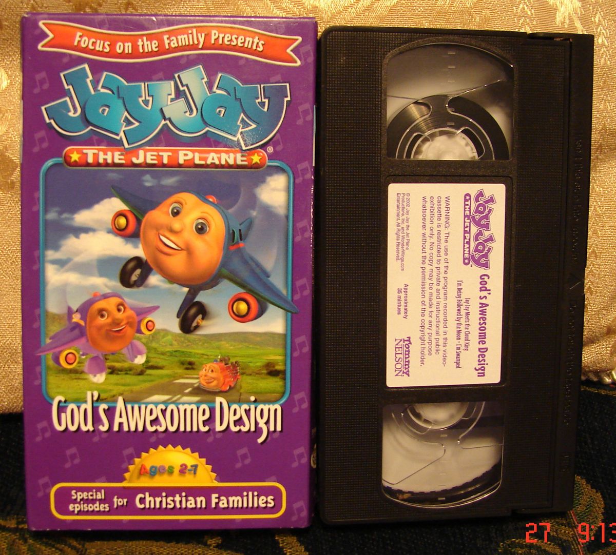 Jay Jay The Jet Plane Gods Awesome Design Vhs Video Rare Focus On The On Popscreen