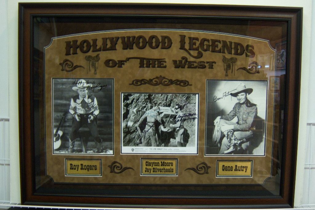  Signed Clayton Moore Jay Silverheels Gene Autry Roy Rogers COA