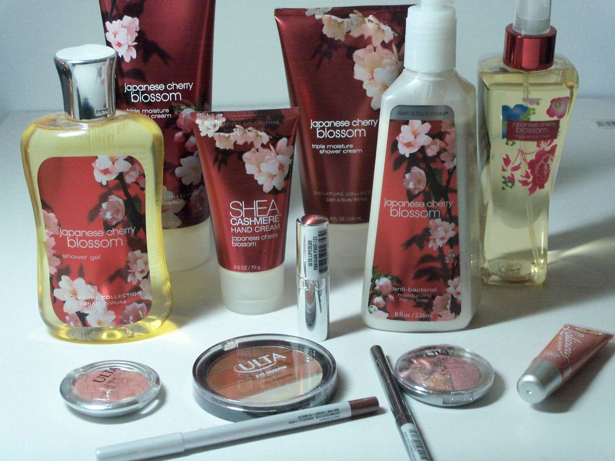  Body Works Japanese Cherry Blossom Plus Ulta Cosmetics Great Gift Set