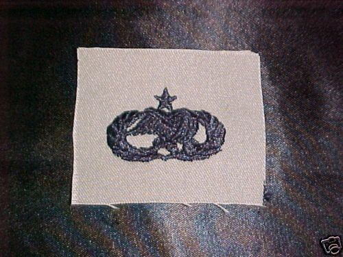   NEW SENIOR MAINTENANCE AIRMAN BATTLE UNIFORM ABU OCCUPATION BADGE