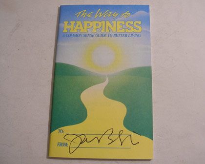 Jason Behr Autographed Happiness Book Actor Roswell TV