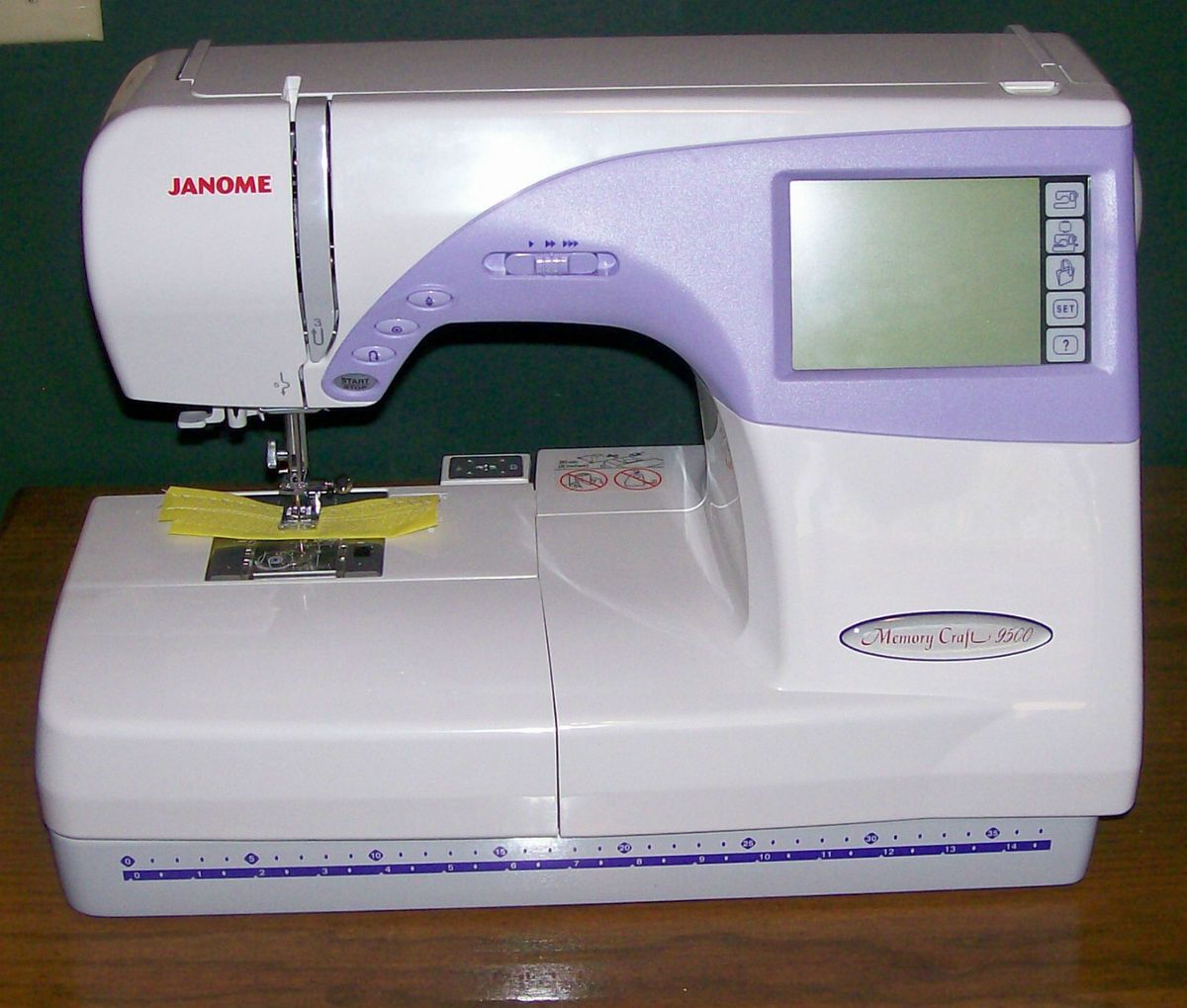 Janome Sewing & Embroidery Machine # 9500 Memory Craft All Accessories
