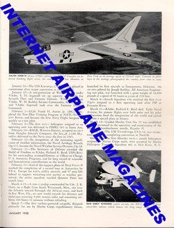 Naval Aviation News Jan 1958 VF 32 F8U Crusader USN