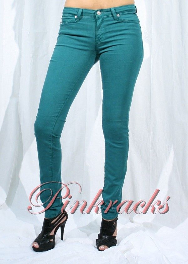 New Green Just USA Color Skinny Jeans