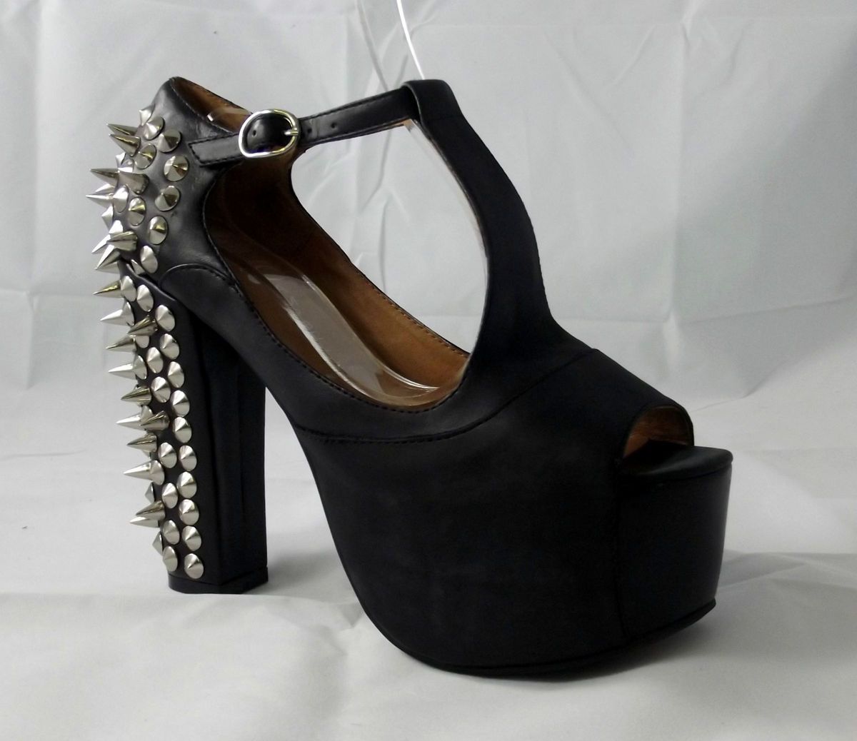 Jeffrey Campbell Foxy Spike Platform Heel Black