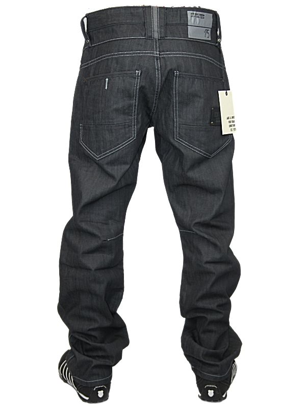 Mens Black Jack Jones Stream Designer Jeans All Sizes