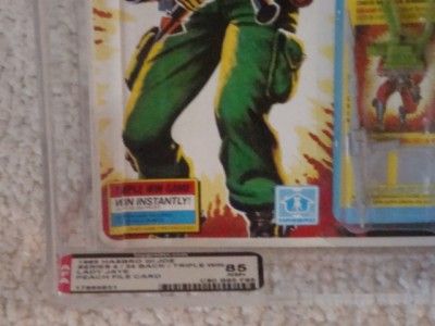 Vintage Gi Joe ARAH 1985 Lady Jaye 34 Back Peach AFA 85