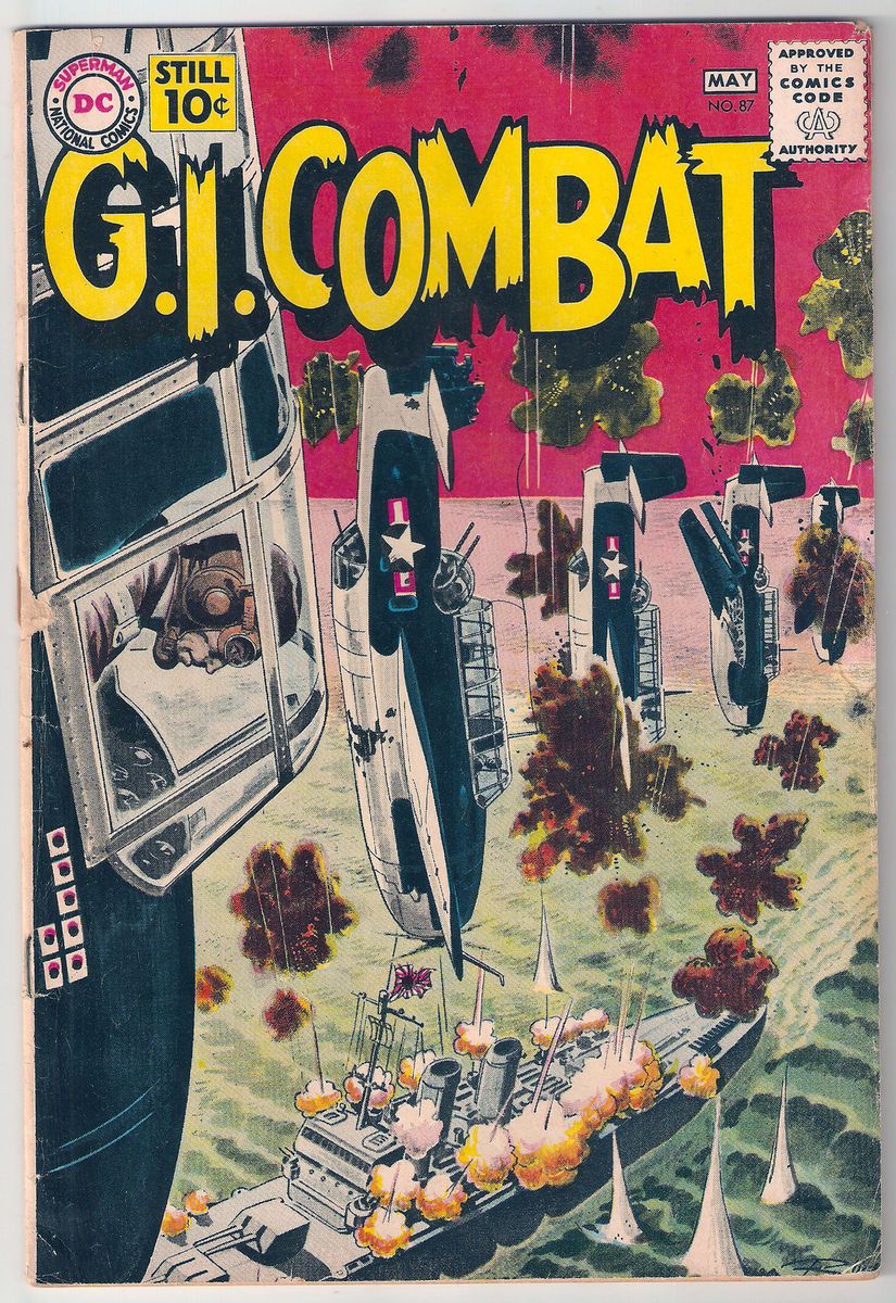 GI Combat 87 FIRST Haunted Tank Jeb Stuart DC Greytone Russ Heath