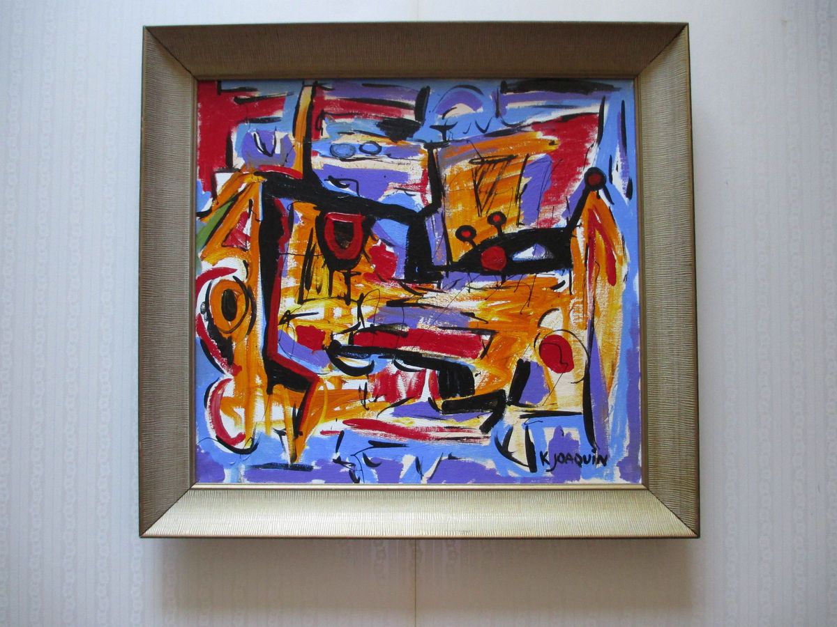 KEN JOAQUIN CALIFORNIA AMERICAN ABSTRACT EXPRESSIONISM MODERNISM