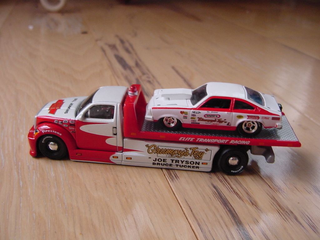 Bill Grumpy Jenkins Custom Car Hauler Hotwheels Vega Pro Stock