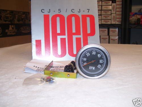 Jeep CJ Tachometer CJ Tach CJ Laredo