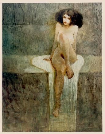 Jeffrey Jones Seated Signed Numbered Print