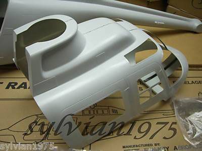 Jet Ranger Funkey Unpainted Fuselage for 600 Size