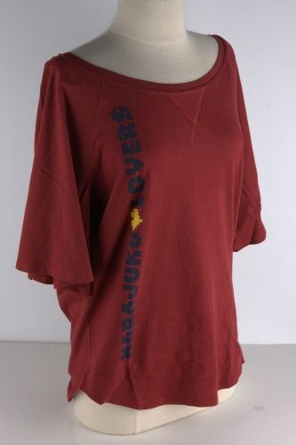 Harajuku Lovers Red Nordic Knit Angel Tee Shirt 2363