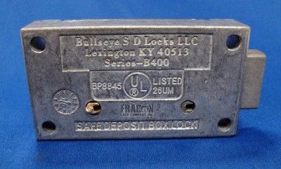 Bullseye B440 Safe Deposit Lock RH A400 4400 Bank Relacement Lock New