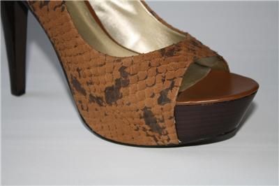 Jessica Simpson Astor Platform Slingback Rustic Brown