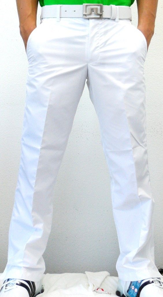 New 2011 J Lindeberg Golf JL Troyan Pants White 30 32