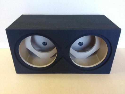  Recessed Sub Box for 2 12 JL Audio 12w6 W6 Subs   Subwoofer Enclosure