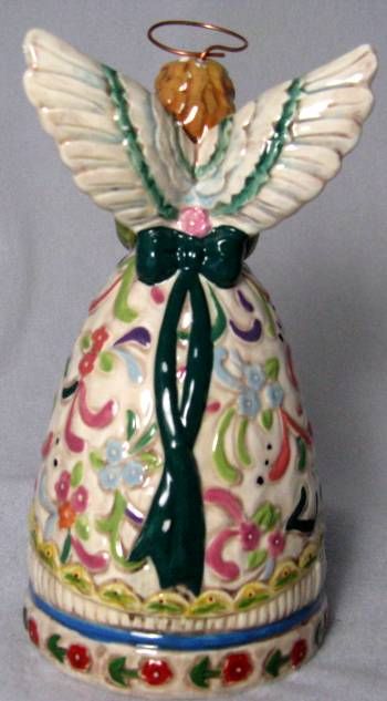 Jim Shore Ceramic Four Seasons Angel Dinner Bell