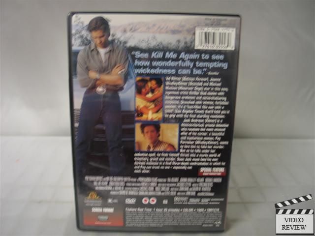 Kill Me Again DVD Val Kilmer Joanne Whalley Kilmer 027616855589