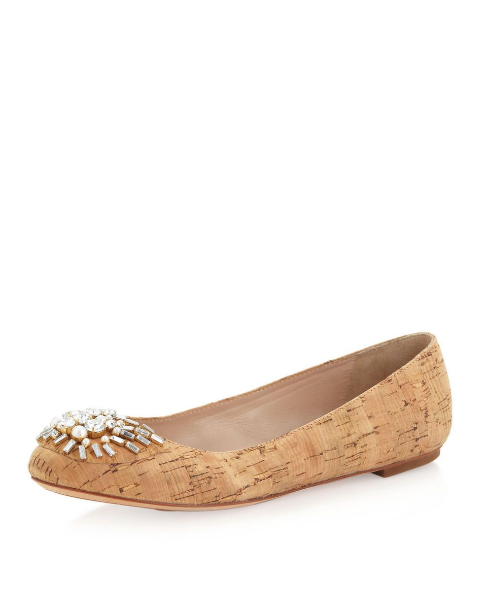 Joan and David Eila Rhinestone Tie Flat