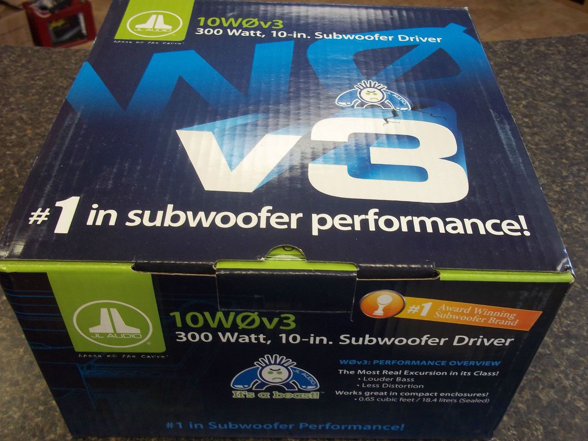 JL Audio 10 W0 Subwoofer