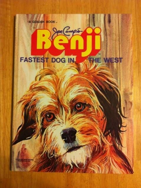 Golden Book Joe Camps Benji Fastest Dog in The West 1978 Mulberry