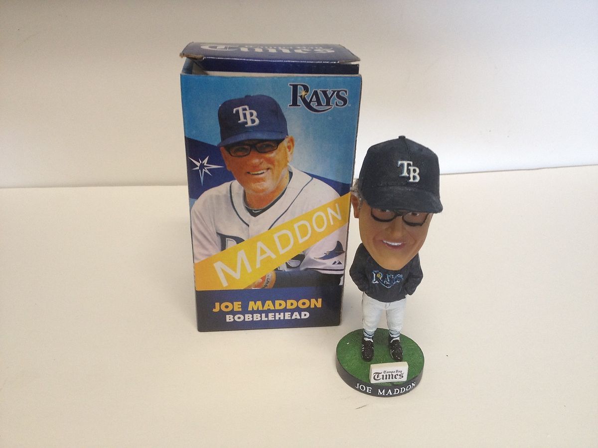 Tampa Bay Rays Joe Maddon bobble Head SGA figure bobbin tampa bay