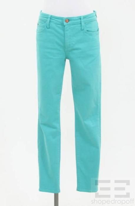 Joes Jeans Aqua Green Skinny Jeans Size 29