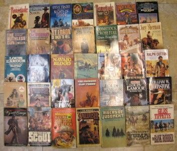  Paperback Books Ralph Compton Louis LAmour William Johnstone