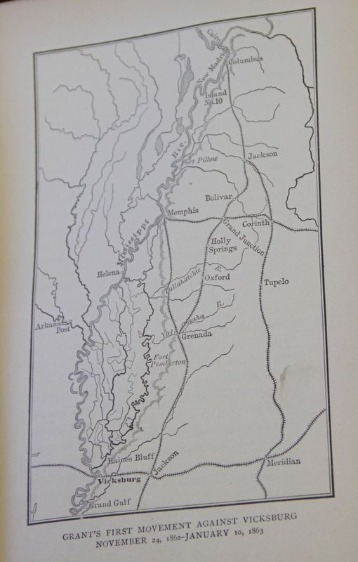 MISSISSIPPI VALLEY IN THE CIVIL WAR 1900 maps Vicksburg General Sherman  