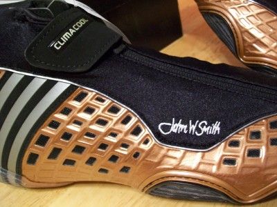 NWT MAT WIZARD III JOHN W SMITH ADIDAS BRONZE WRESTLING SHOES MENS SIZE 11 1 2  