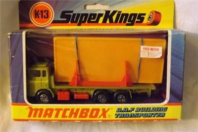 Matchbox SuperKings K 13 D A F Building Transporter  