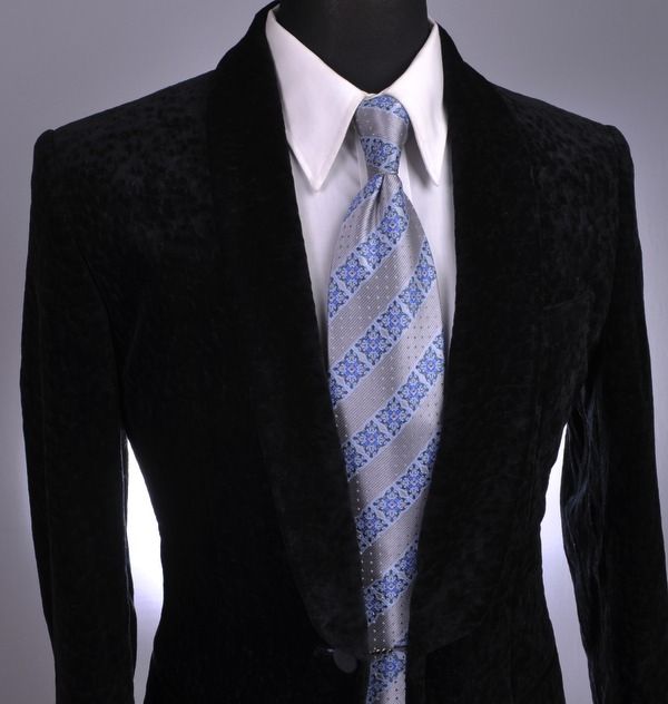 ISW RARE John Galliano Black Velvet Sport Jacket 36R 36 R  